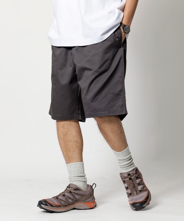 輕鬆合身 休閒 帆布 短褲