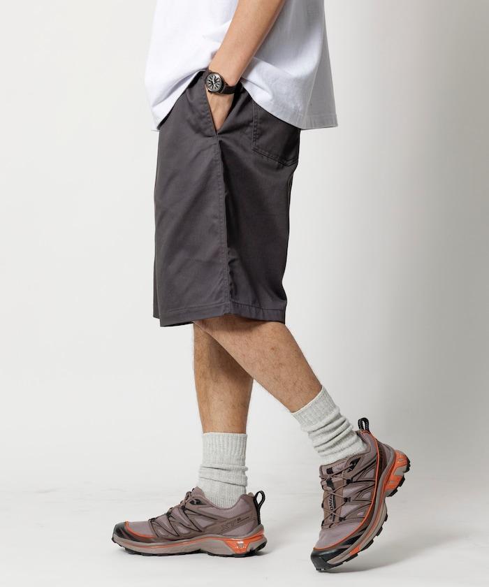 輕鬆合身 休閒 帆布 短褲