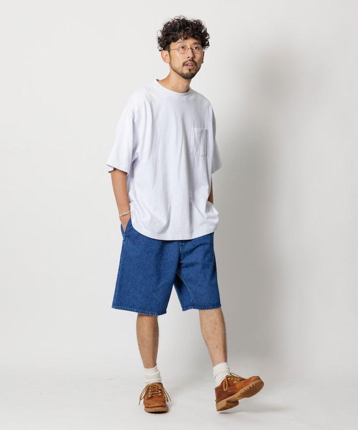 輕鬆休閒版型 牛仔布 寬鬆 易穿 短褲
