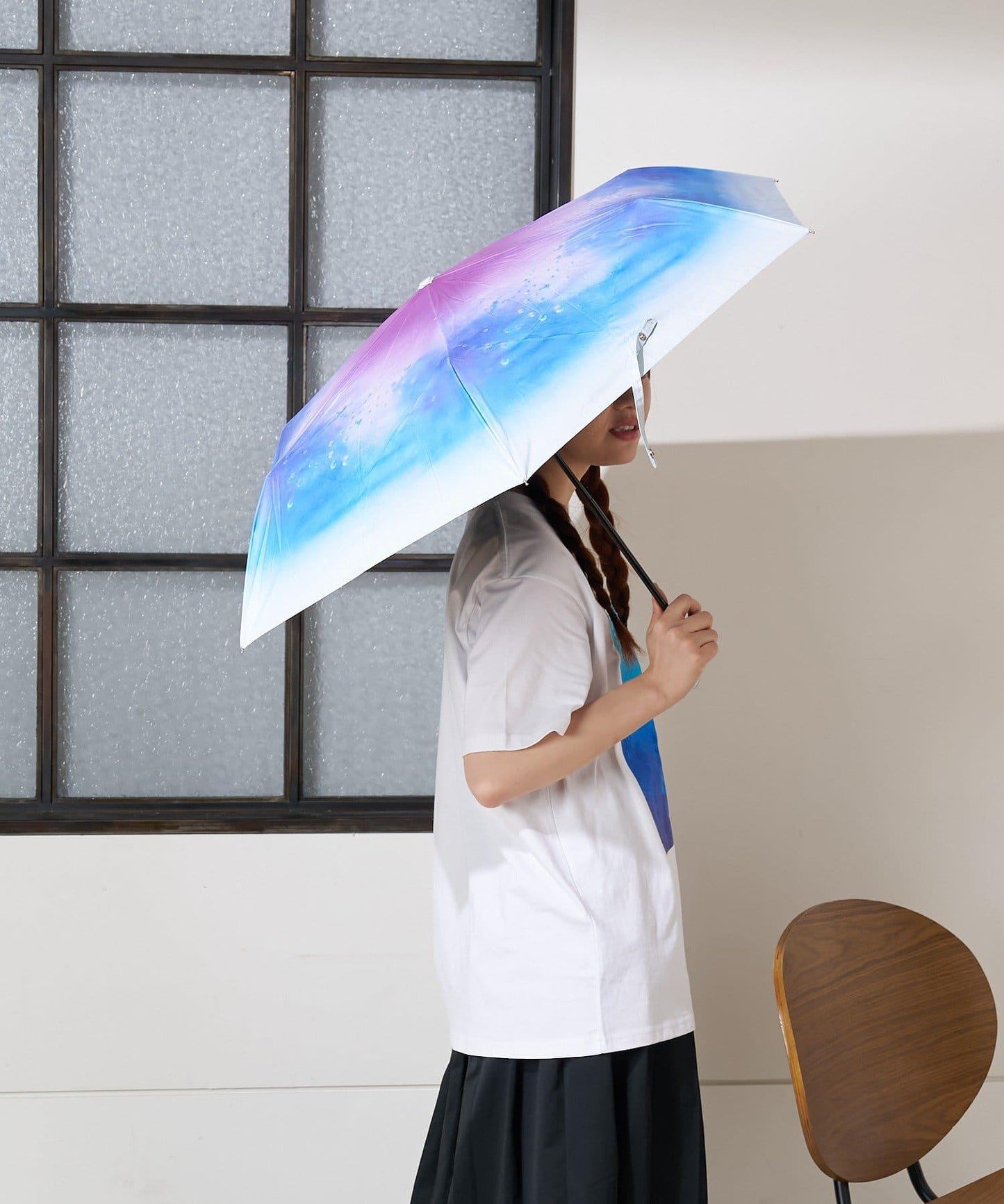 旅行咖啡×生日酒吧 PU迷你雨傘
