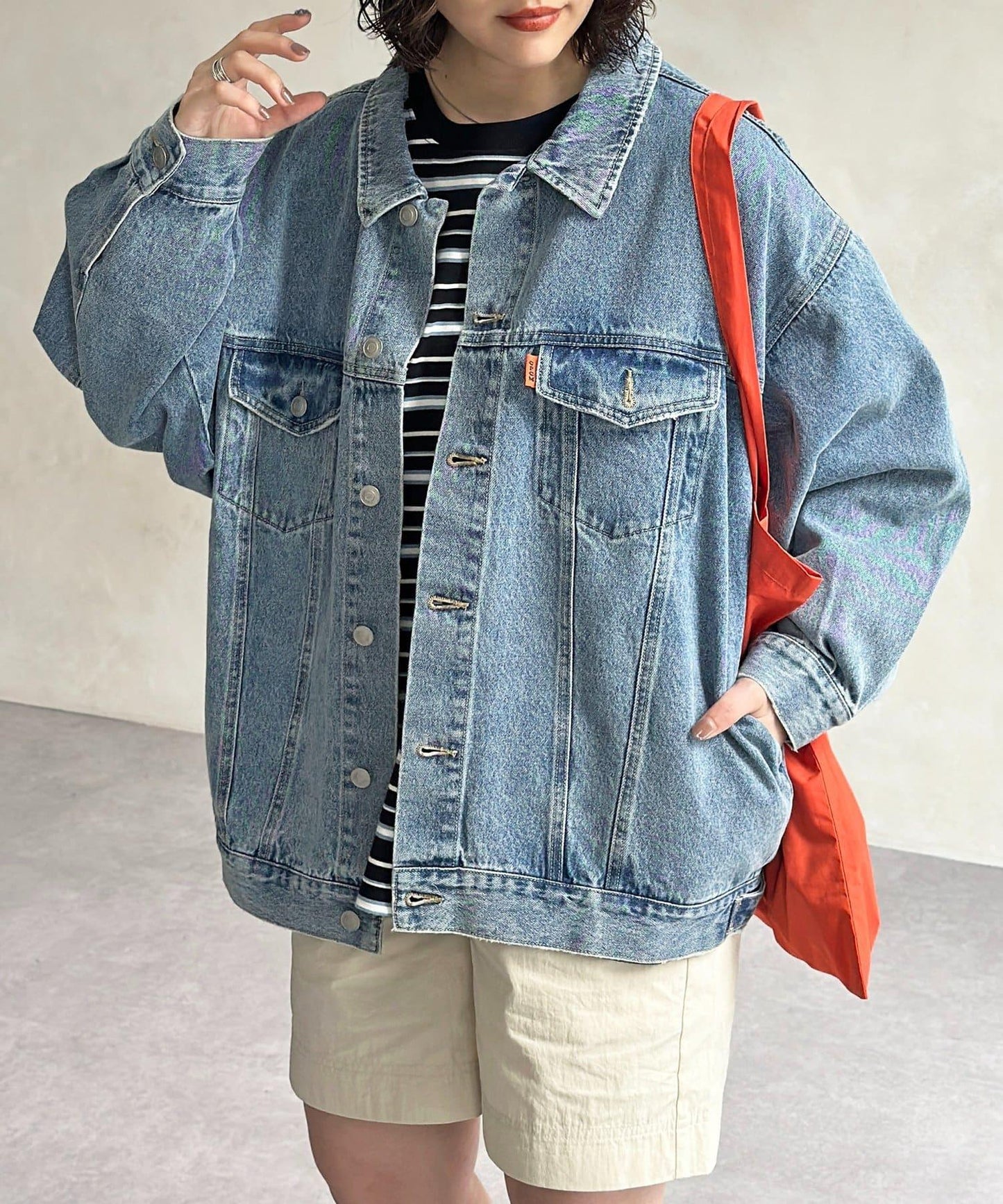 超大號牛仔夾克