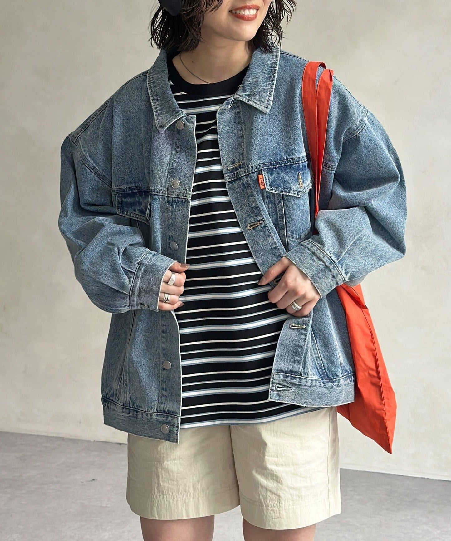 超大號牛仔夾克