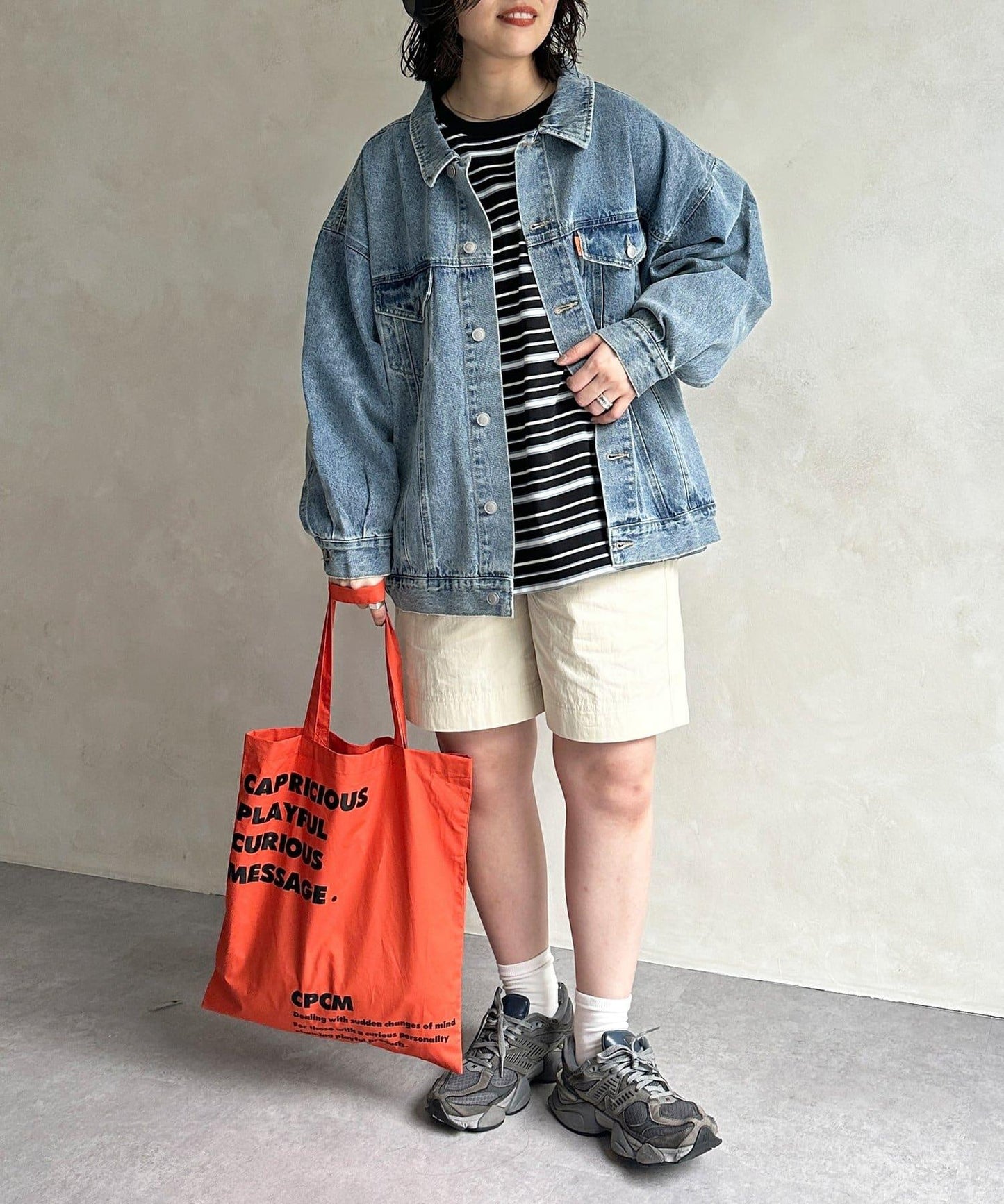 超大號牛仔夾克