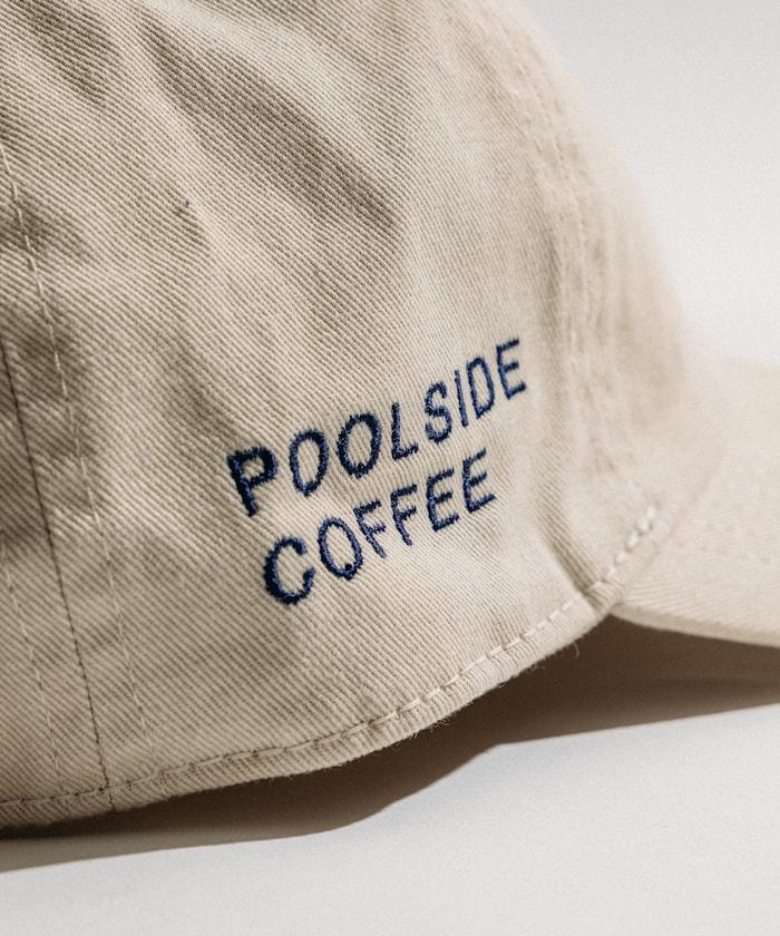 聯名 泳池邊 咖啡 LOGO 帽