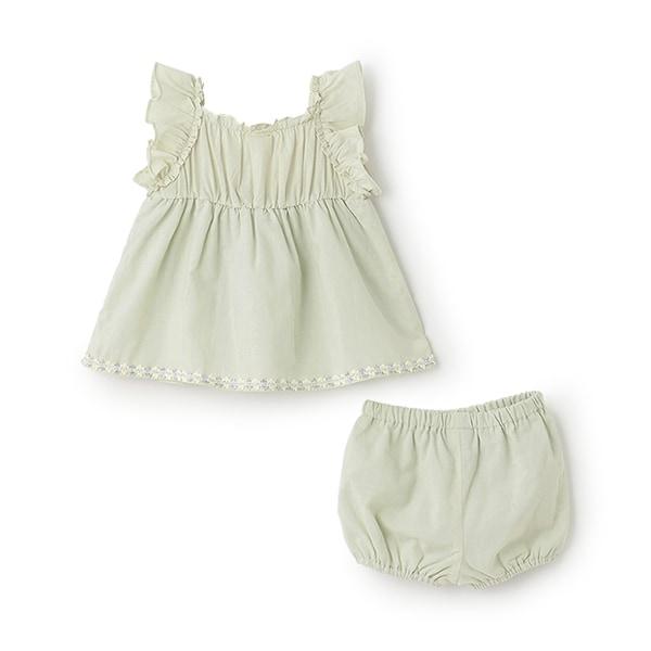 【リンク】褶皺層疊連衣裙套裝