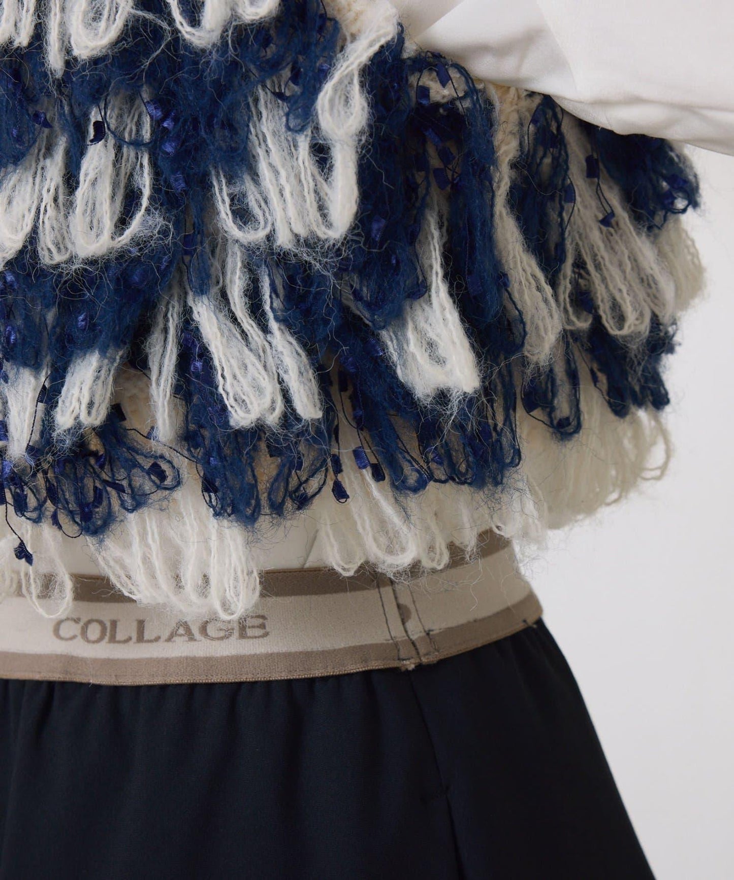 【ロングシーズン使える】クロップドニットベスト