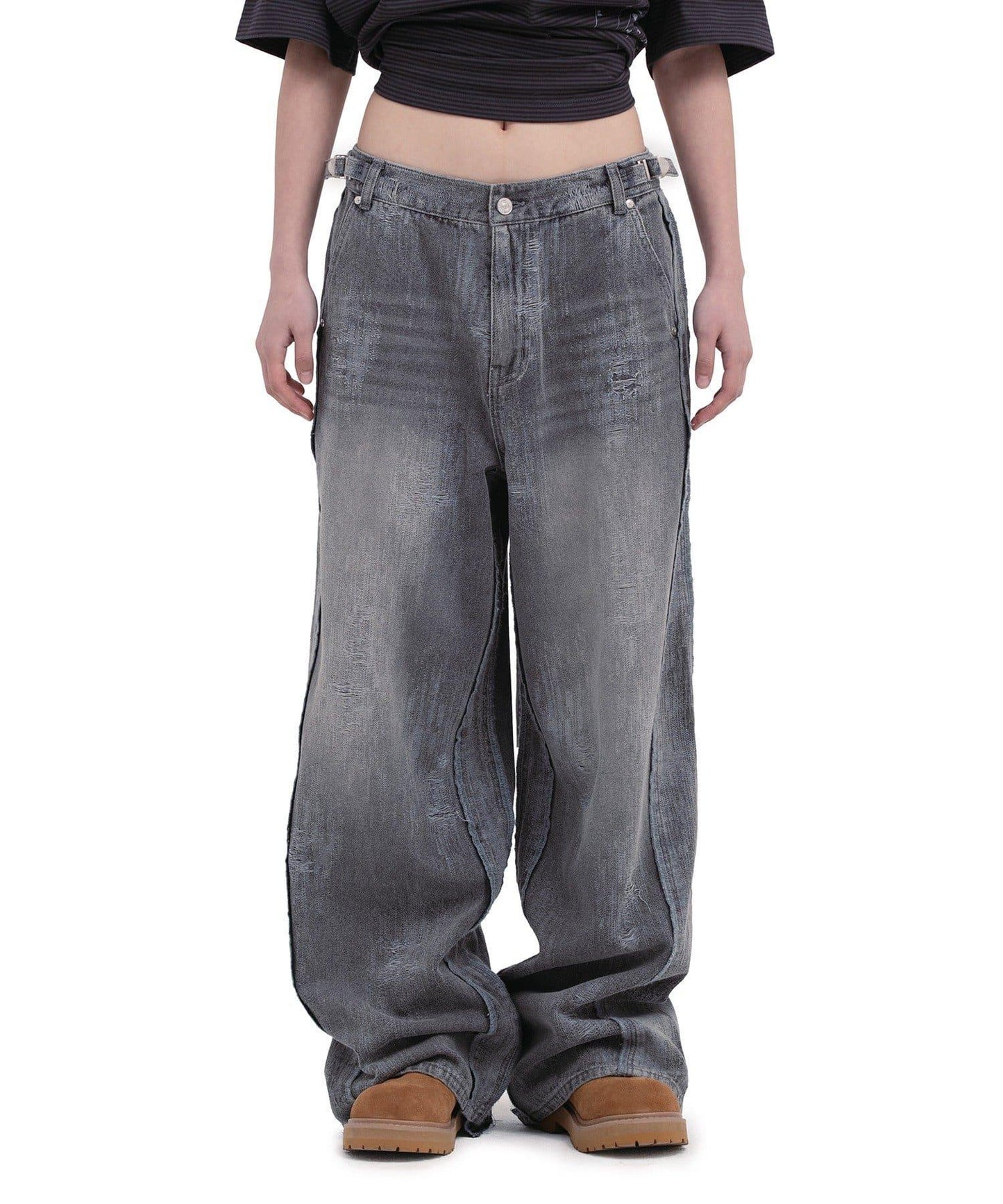 【DEFGARMENTS/デフガーメンツ】TURN INSIDE OUT DENIM PANTS