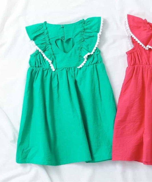 心形蕾絲連衣裙