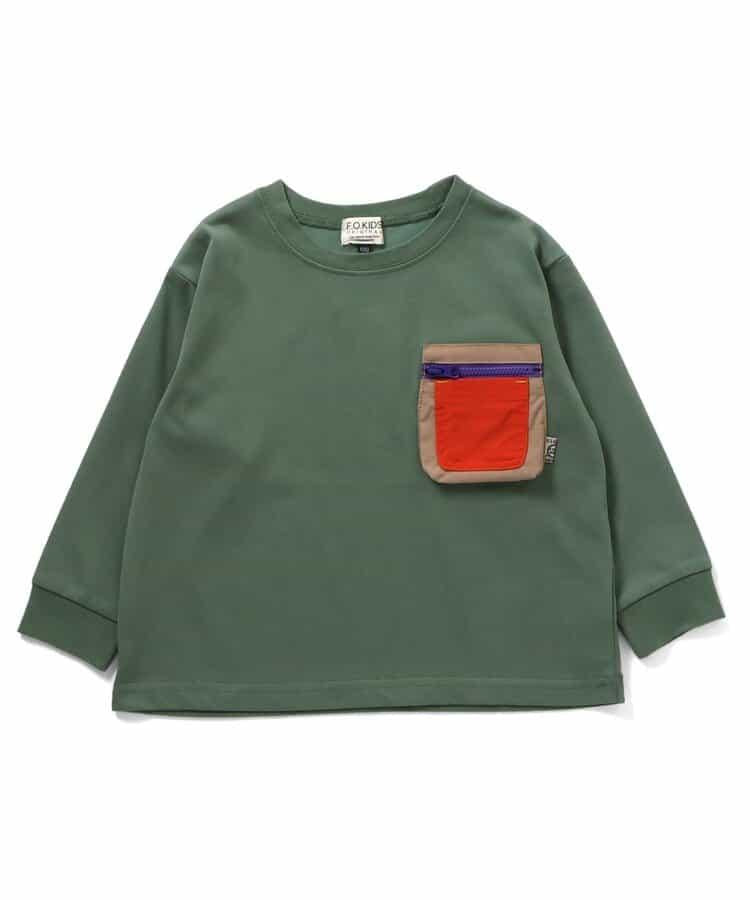 UTILITY POCKET 長袖T恤_UV防護_接觸冷感_吸水速幹