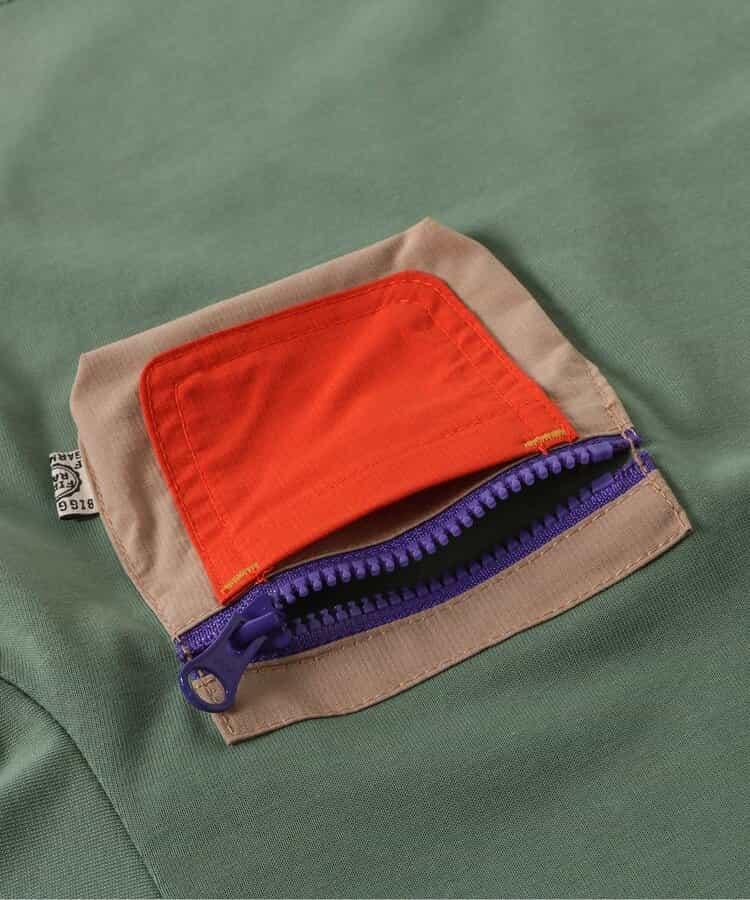 UTILITY POCKET 長袖T恤_UV防護_接觸冷感_吸水速幹