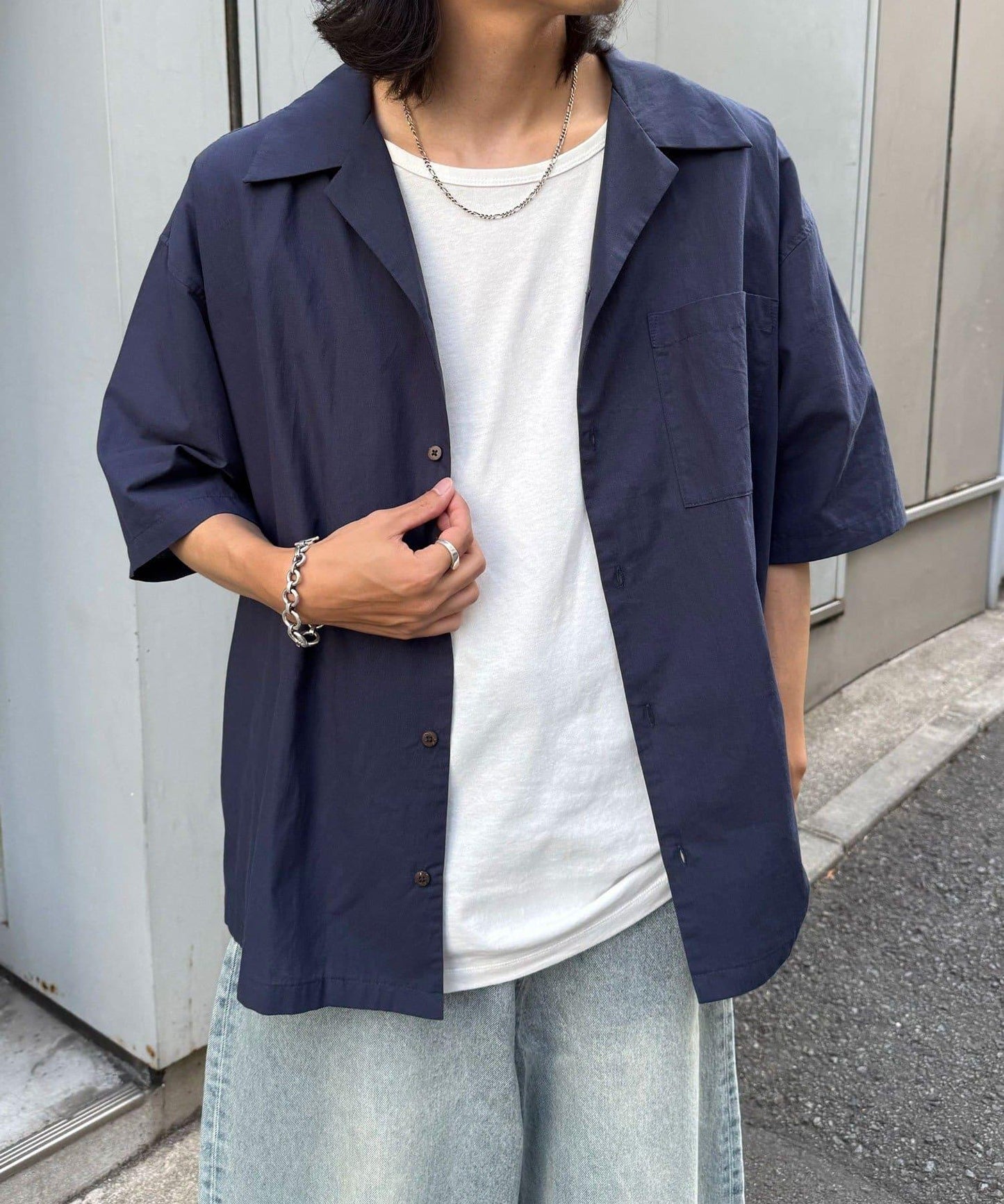 寬鬆圓領T恤