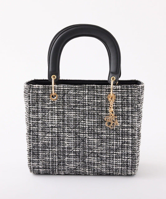 格紋迷你手提包