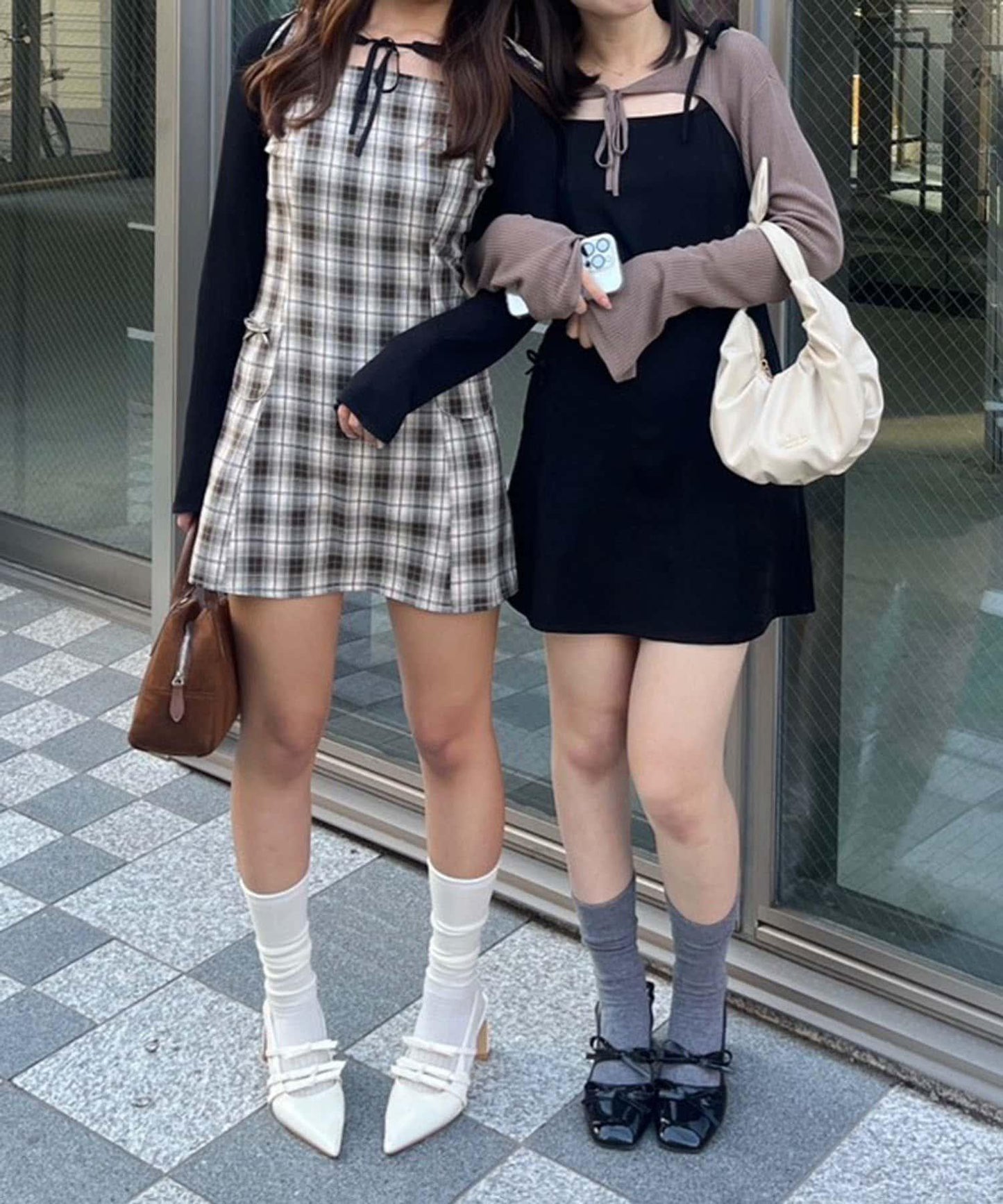 【柚子@reve.perle_精選】短外套&迷你連衣裙套裝