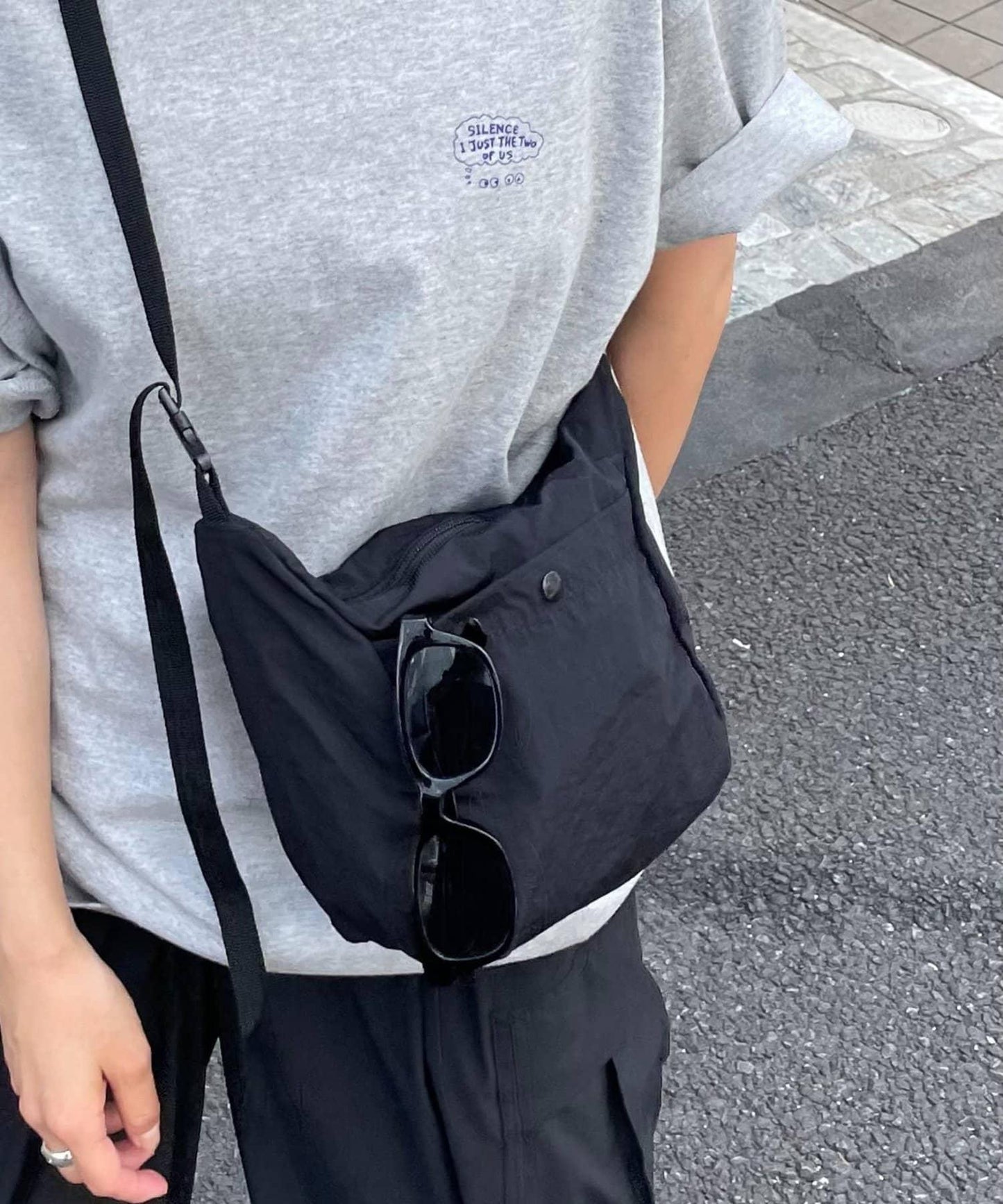 【男女通用】防水軟尼龍迷你斜挎包