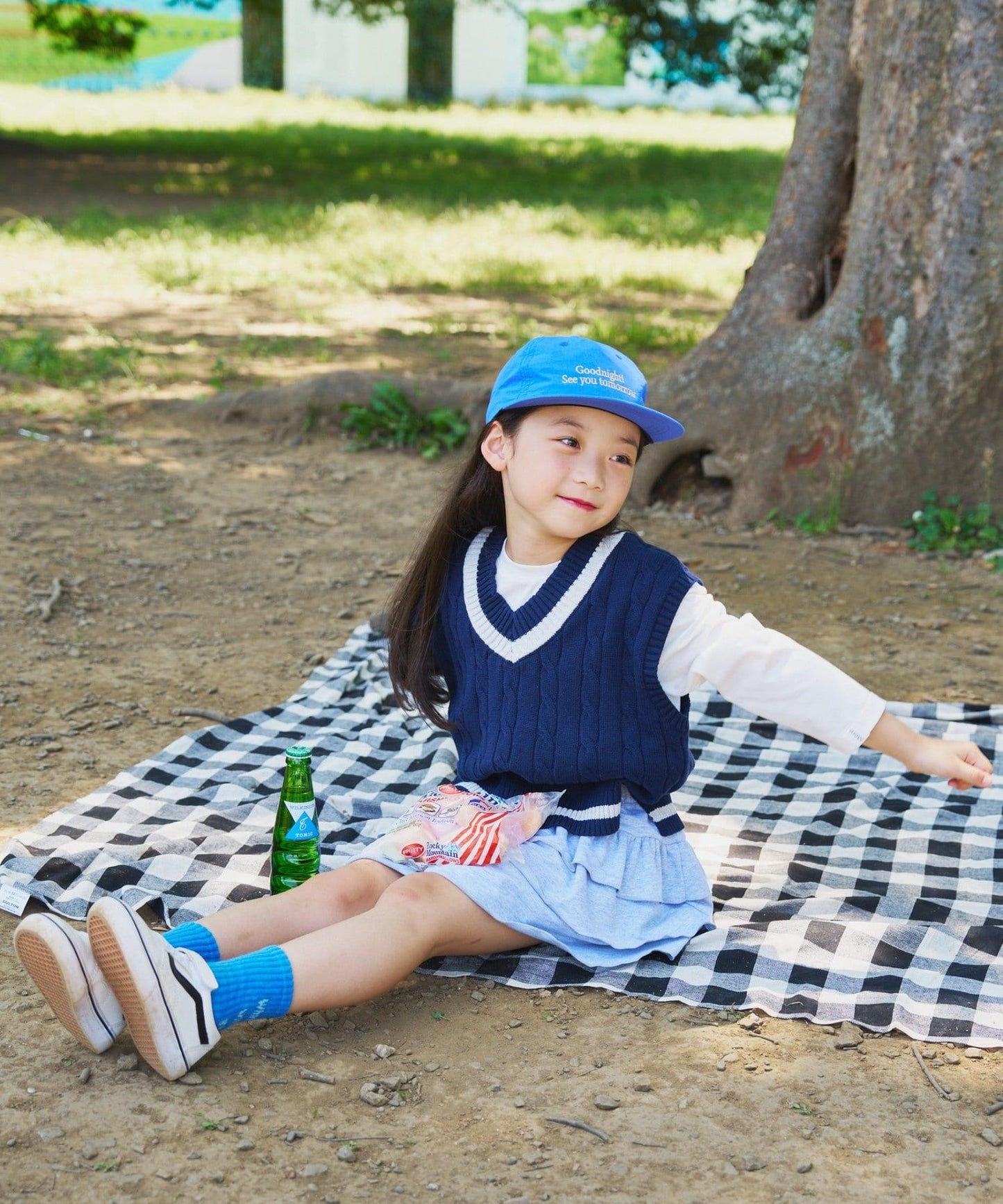 【兒童】【sayuri企劃】帶T恤的針織馬甲