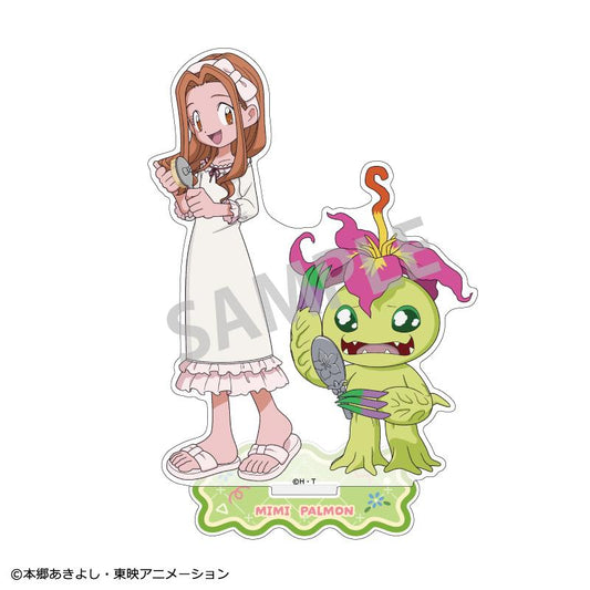 《數碼寶貝大冒險》亞克力支架 太刀川美美&帕爾蒙/起床