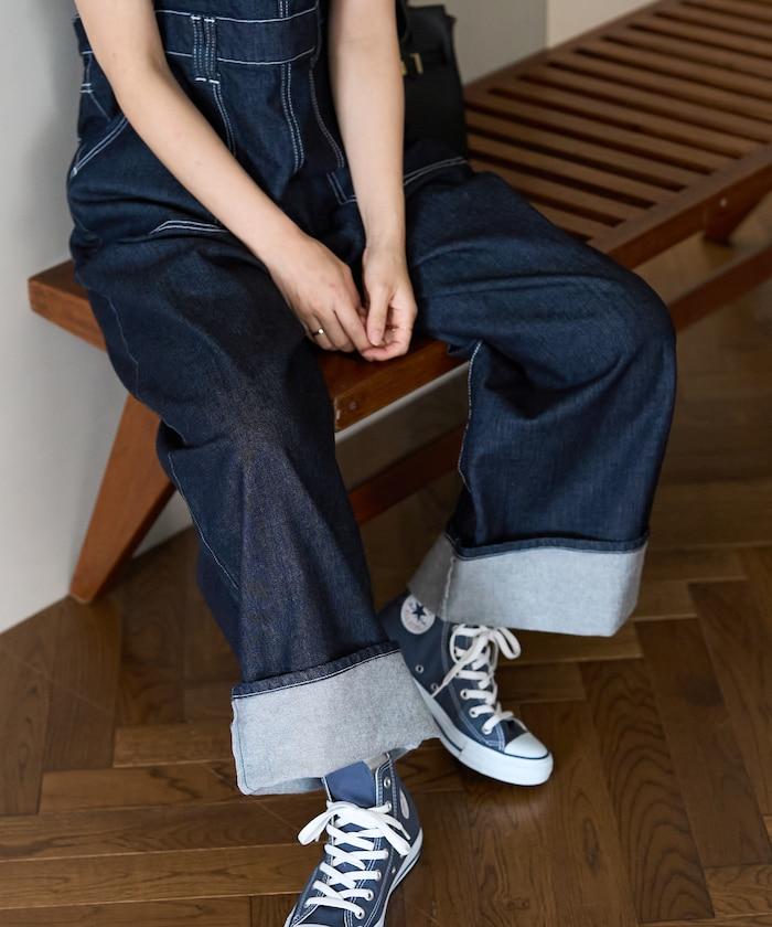 聯名 窄肩帶連體褲