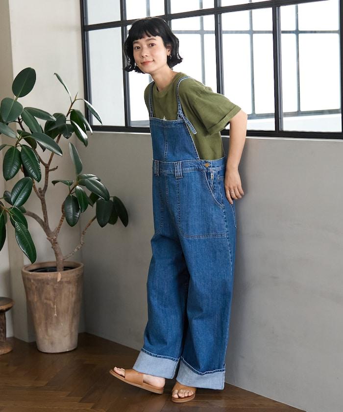 聯名 窄肩帶連體褲