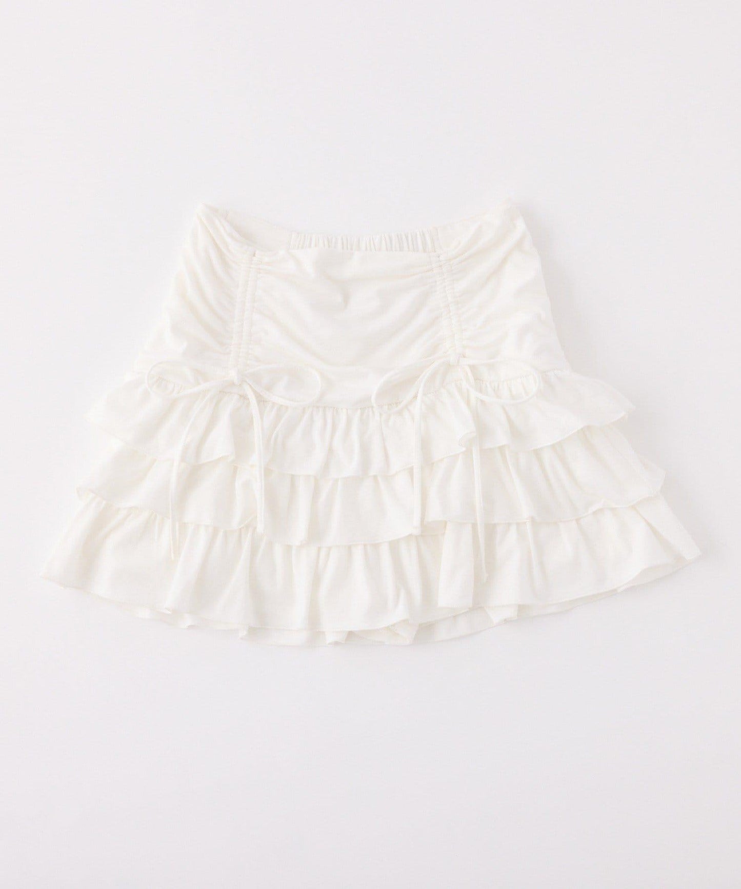 套裝可穿/繫帶褶皺迷你裙