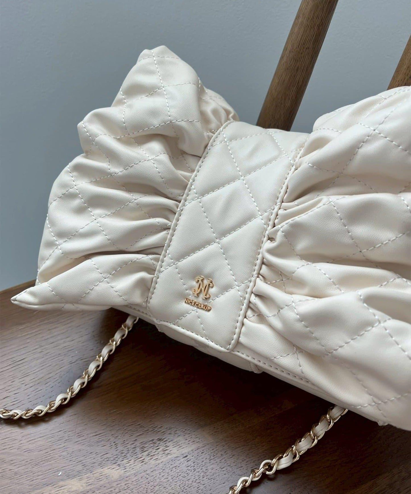 【Mode Ribbon Collection】絲帶拼接包