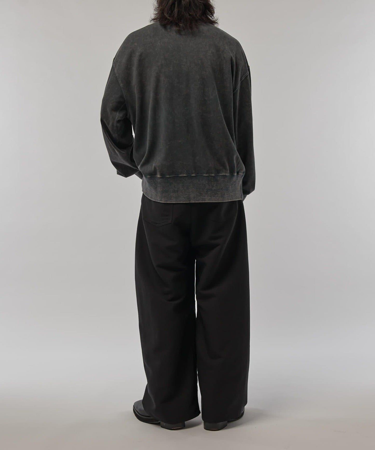 粉色漂白寬鬆衛衣