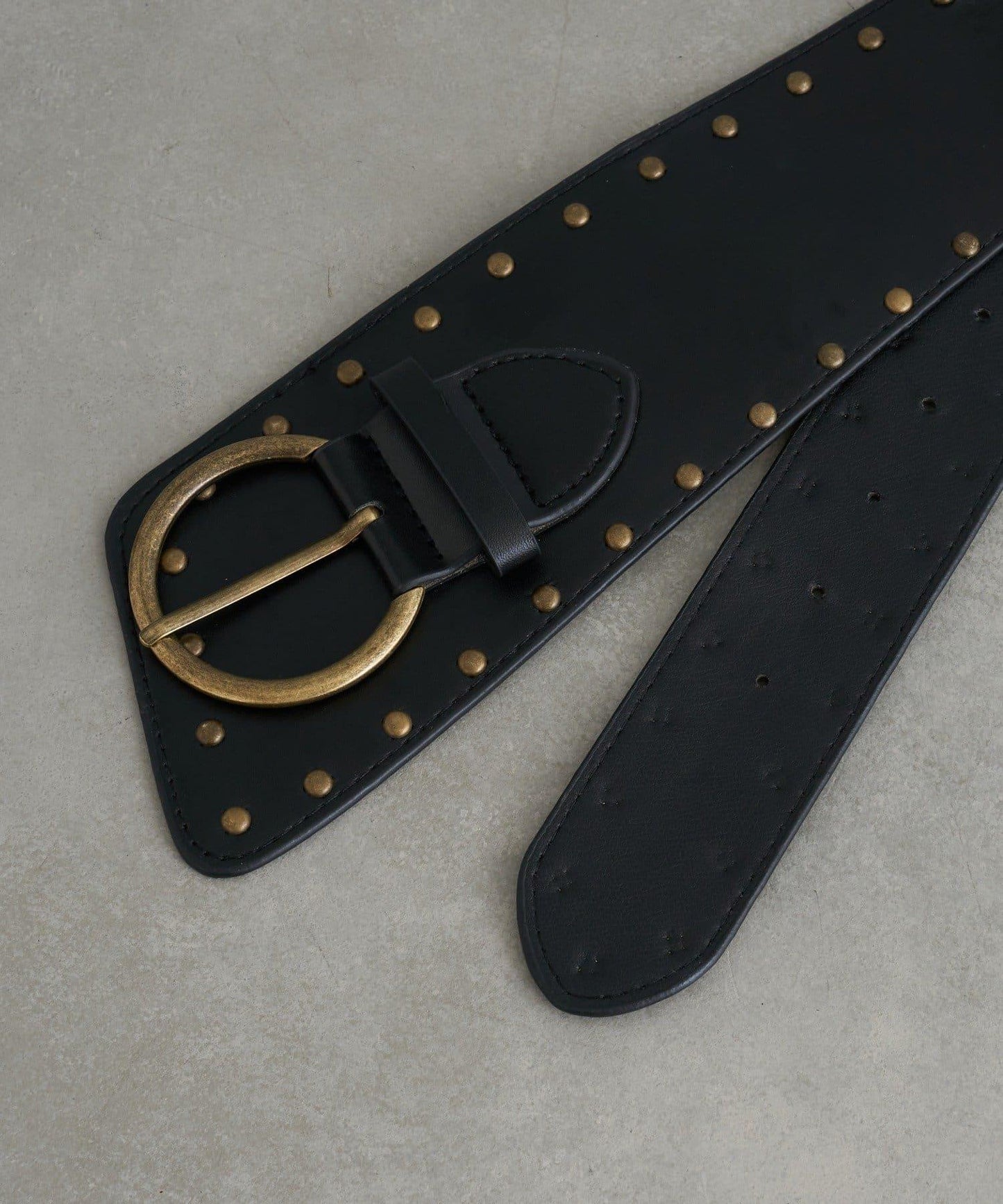 鉚釘裝飾大號扣帶