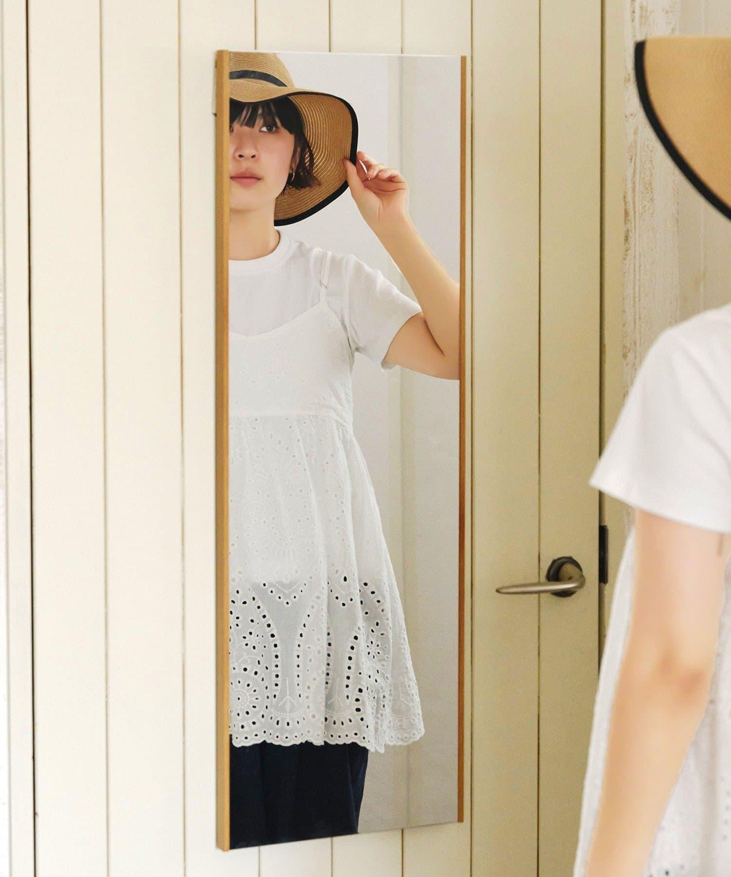 《WEB先行販売》マグネット割れないフィルムミラー:90×30cm