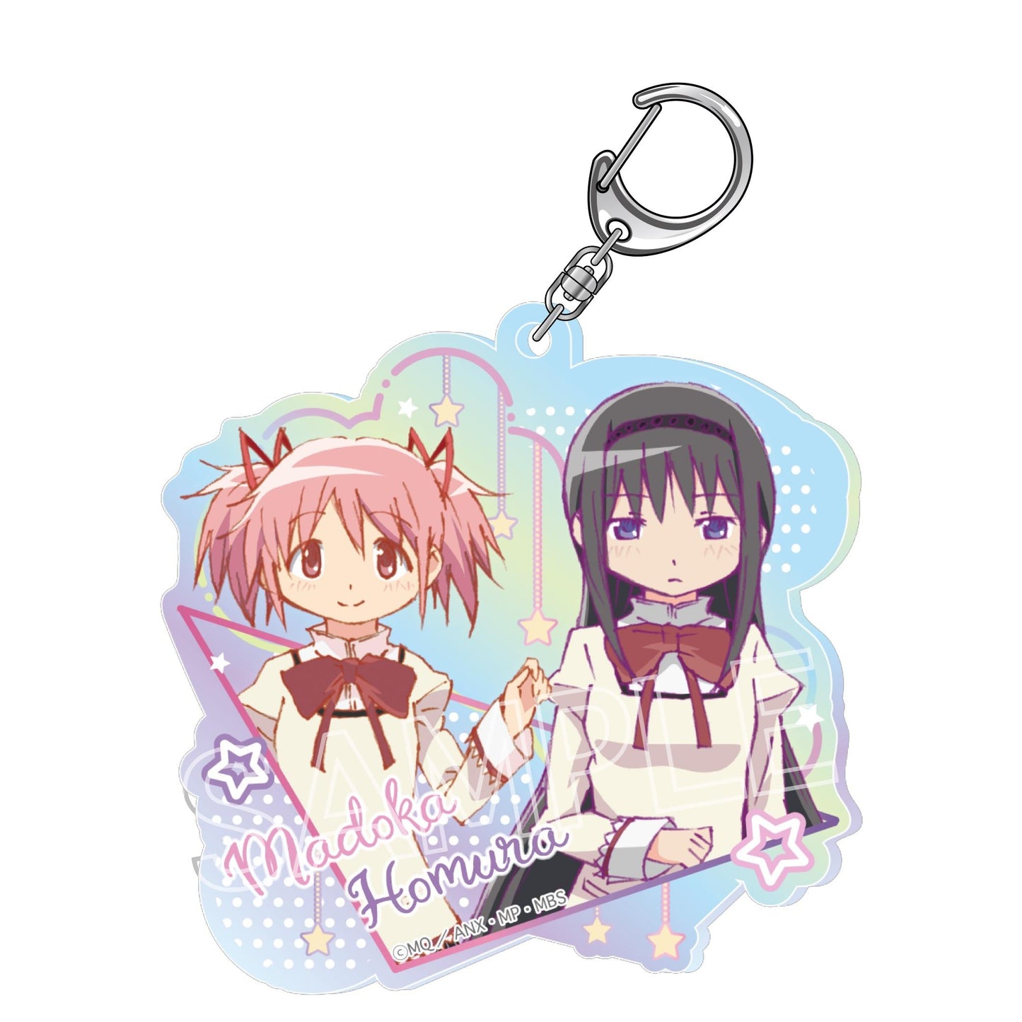 《魔法少女小圓》_閃耀系列 極光亞克力鑰匙扣 曉美&背景
