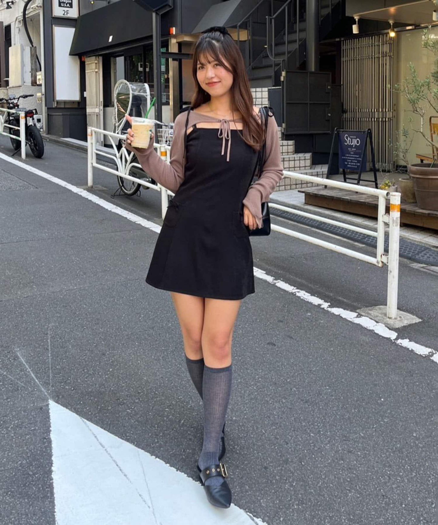 【柚子@reve.perle_精選】短外套&迷你連衣裙套裝