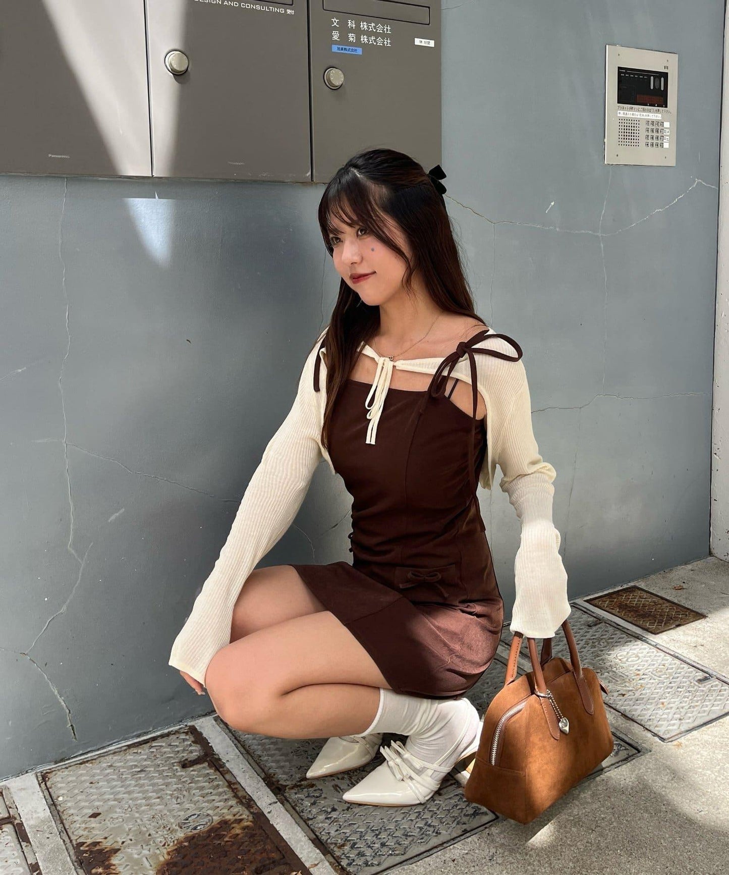 【柚子@reve.perle_精選】短外套&迷你連衣裙套裝