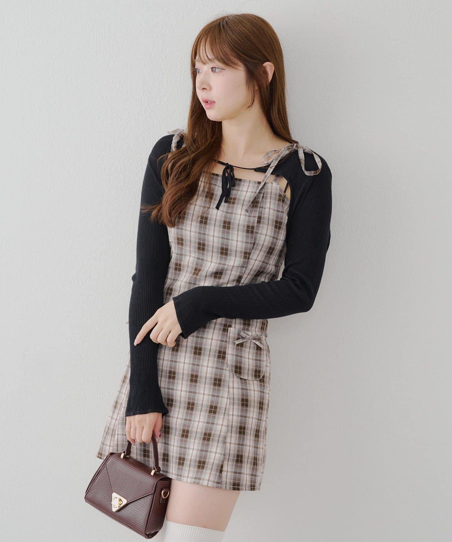 【柚子@reve.perle_精選】短外套&迷你連衣裙套裝