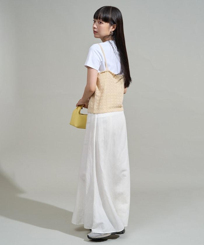 透視編織 珠片刺繡吊帶背心 胸衣