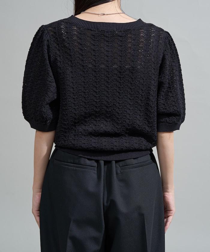 透視編織 珠片刺繡 夏季針織開衫