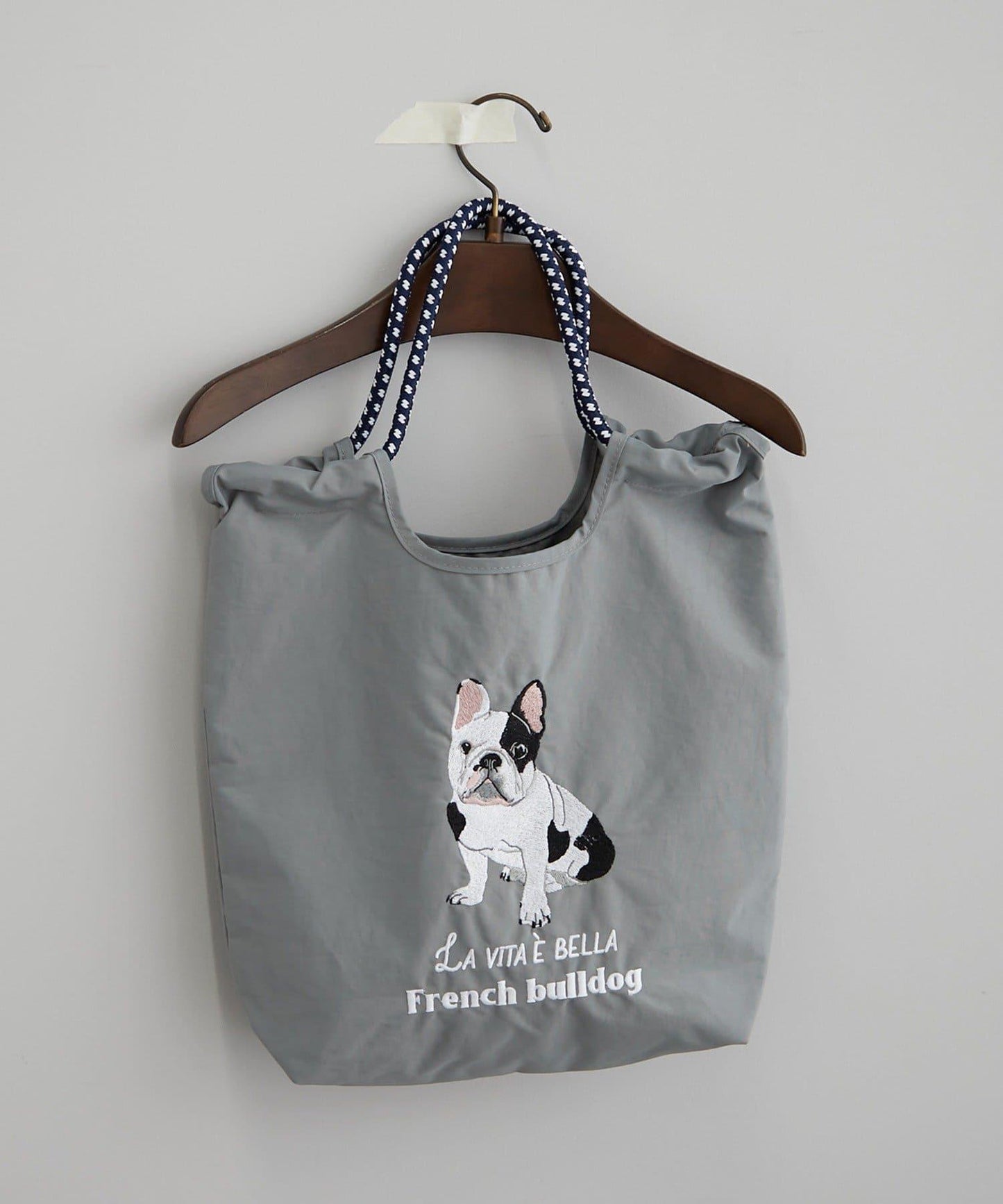 動物刺繡編織手提包