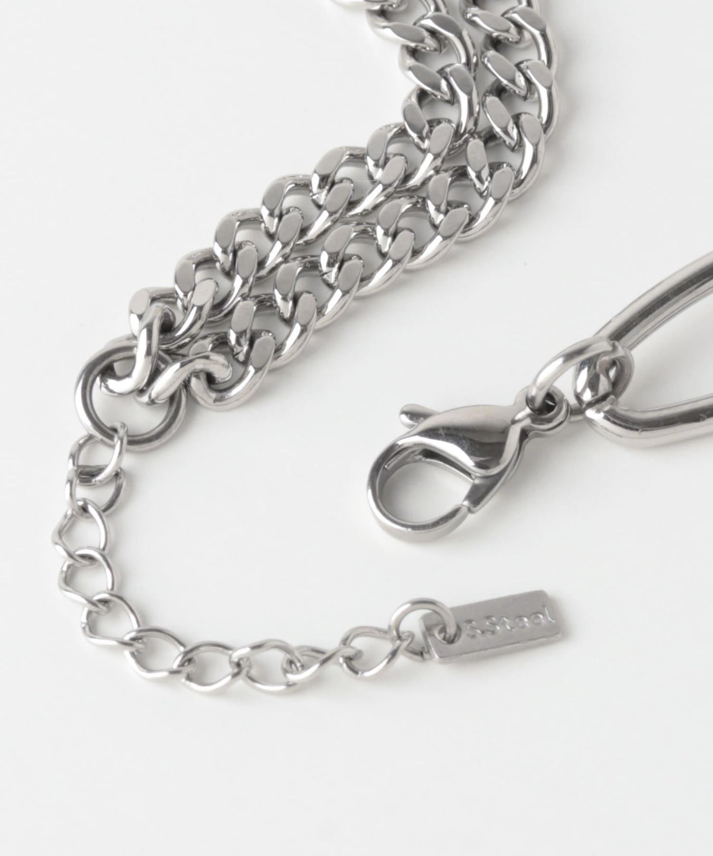 不鏽鋼橢圓鏈條拼接手鍊