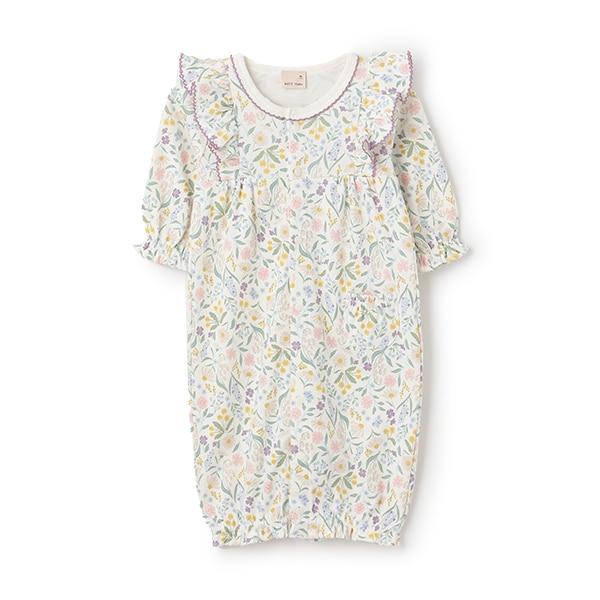 【有機棉】肩部荷葉邊兩用連體衣