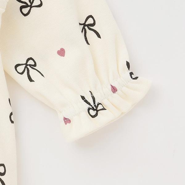 【有機棉】肩部荷葉邊兩用連體衣