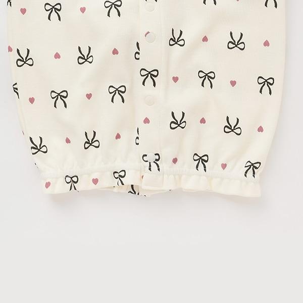 【有機棉】肩部荷葉邊兩用連體衣