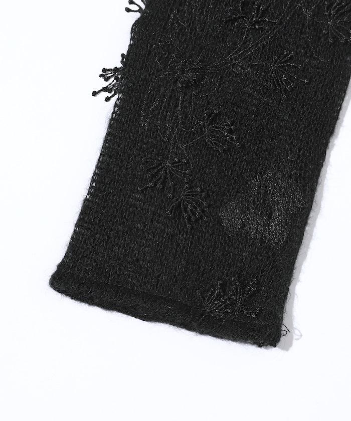 3D刺繡 針織開衫 / 透明針織