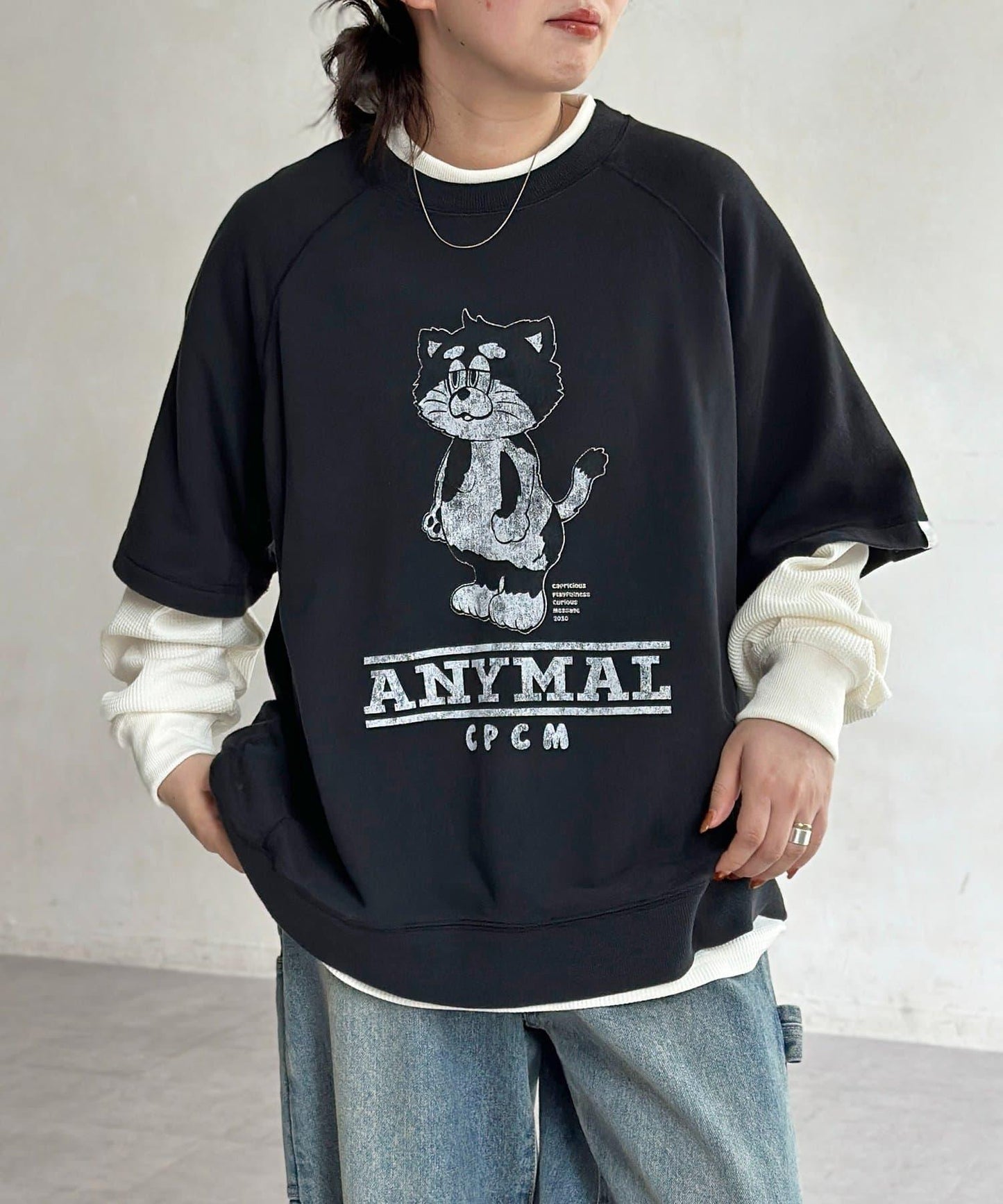 【ANYMAL】分層短袖T-shirt