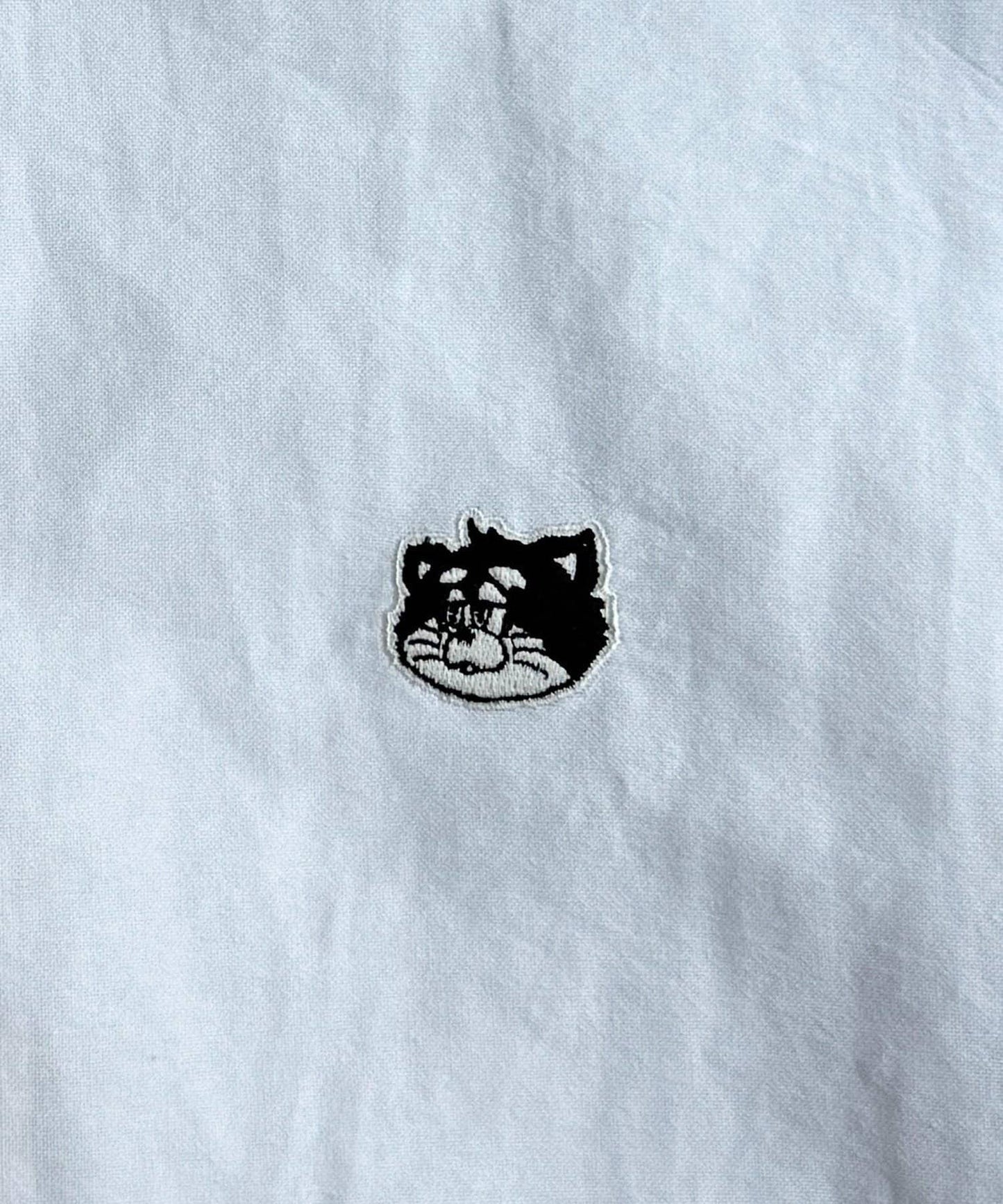 【ANYMAL】1點刺繡長袖牛津紡襯衫