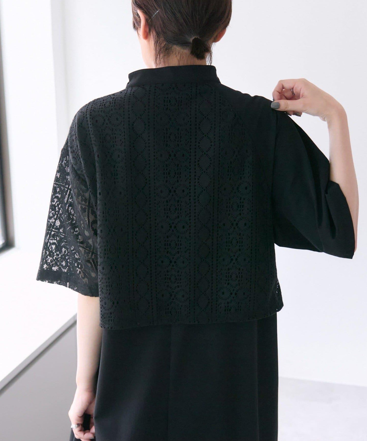 《有視頻/一件搞定!》蕾絲連衣裙【SUM1 STYLE(斯密風格)】