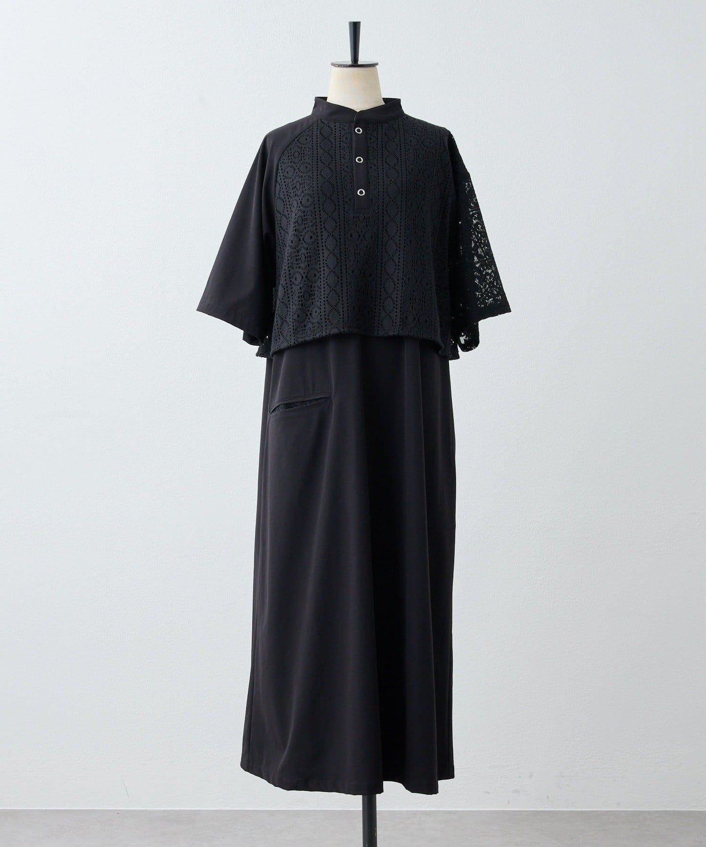 《有視頻/一件搞定!》蕾絲連衣裙【SUM1 STYLE(斯密風格)】