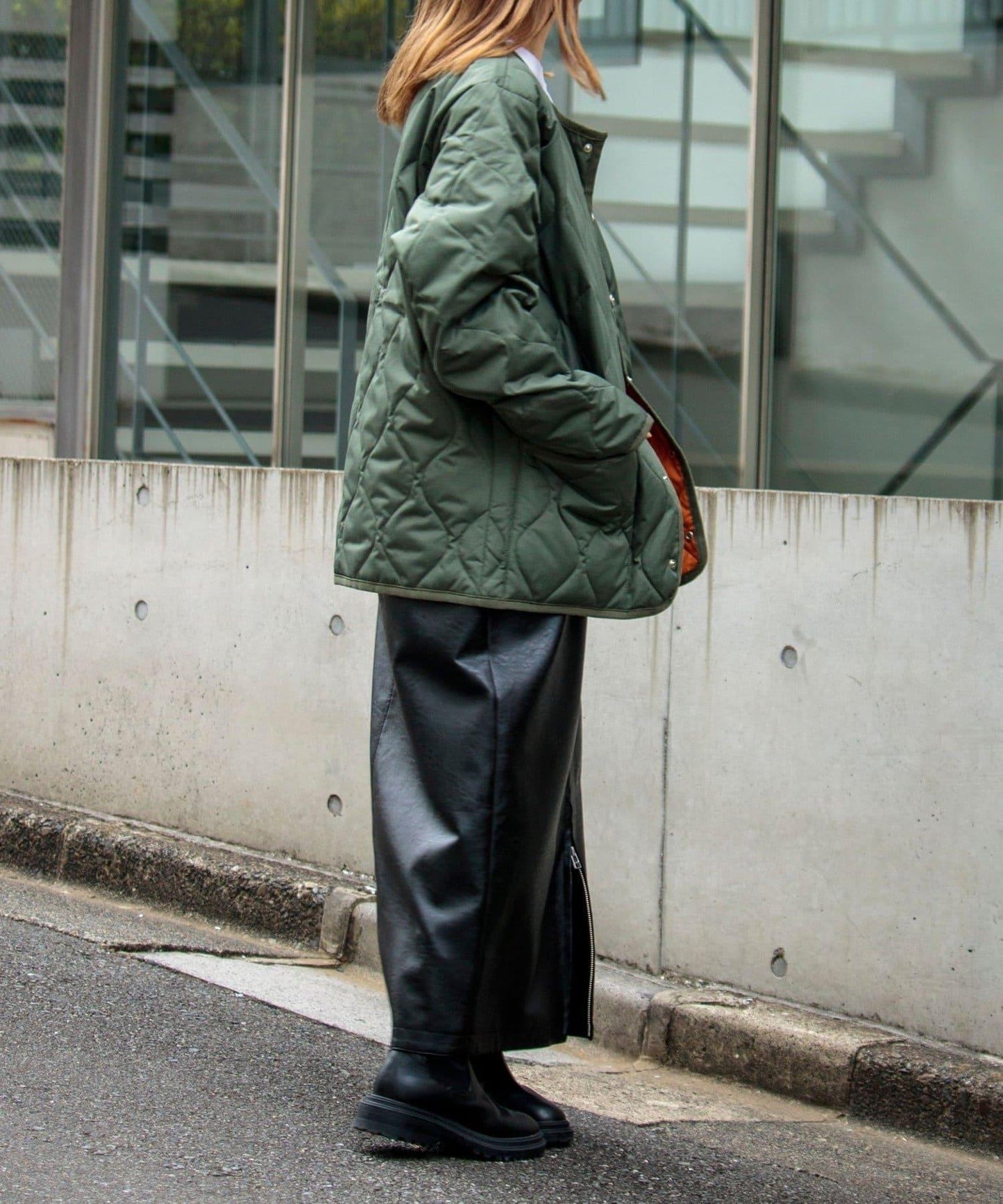 【GLOSTER】TAION 軍事風 圓領 襯裡夾克