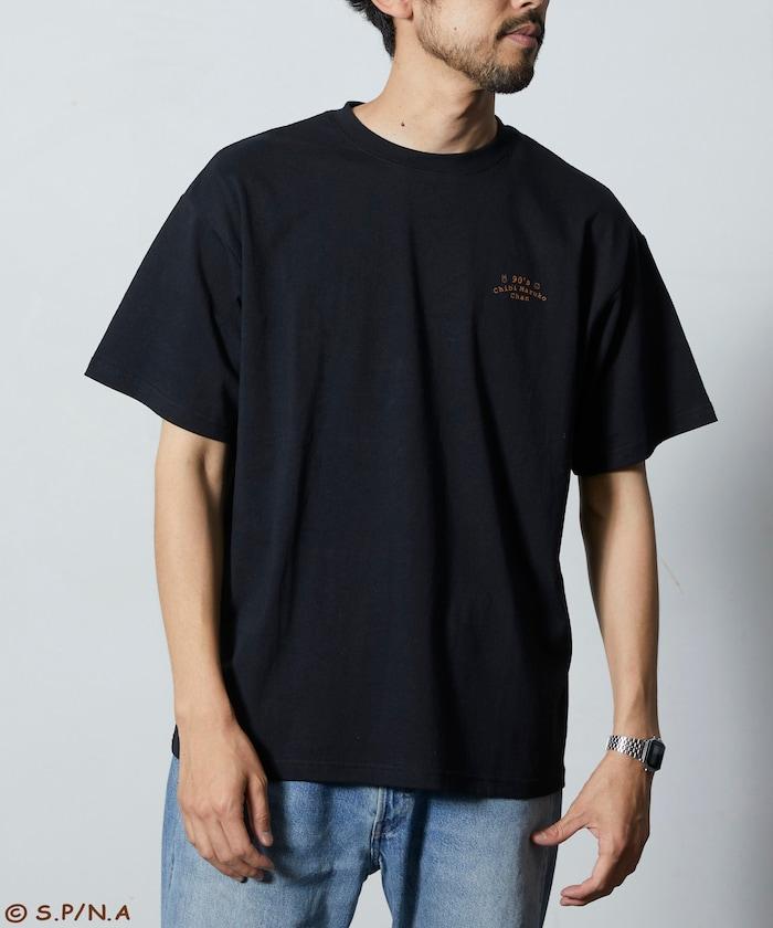 90年代 《櫻桃小丸子》 復古膠片圖形 背面印花 圓領T恤