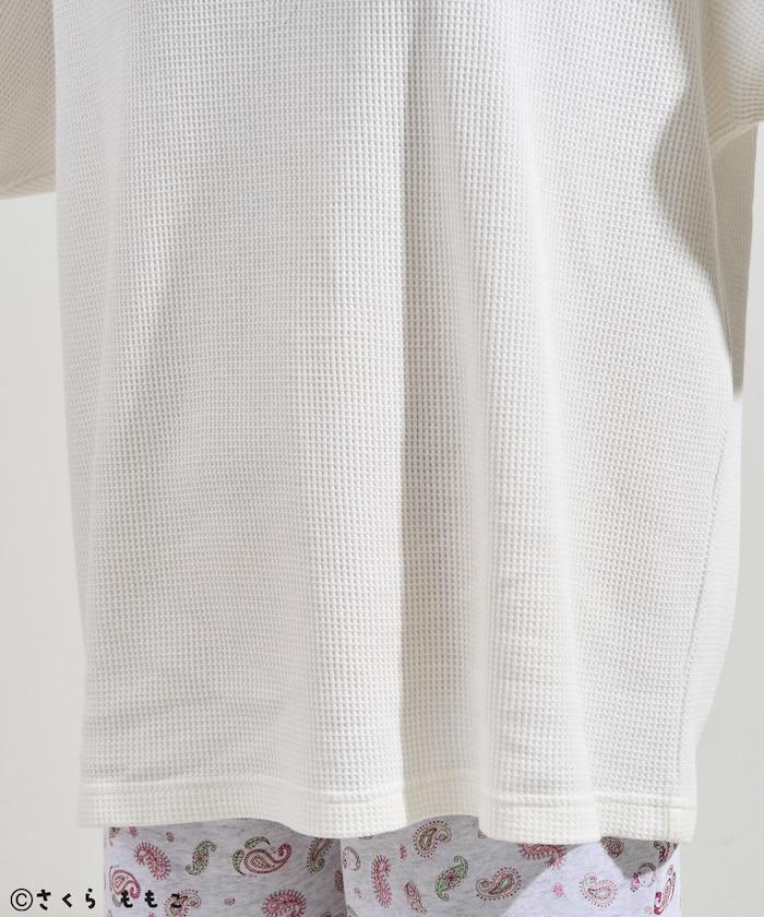 COJI-COJI 短袖室內服套裝/睡衣套裝/格紋T恤 毛巾褲套裝/印花褲