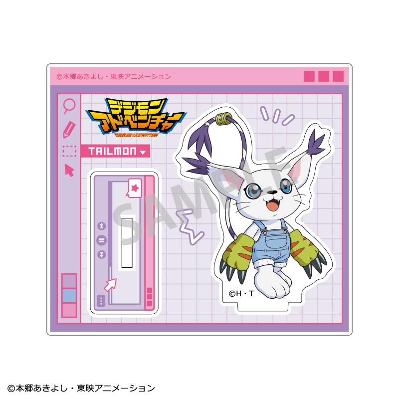 《數碼寶貝大冒險》 迷你亞克力支架 尾獸獸/連攜款