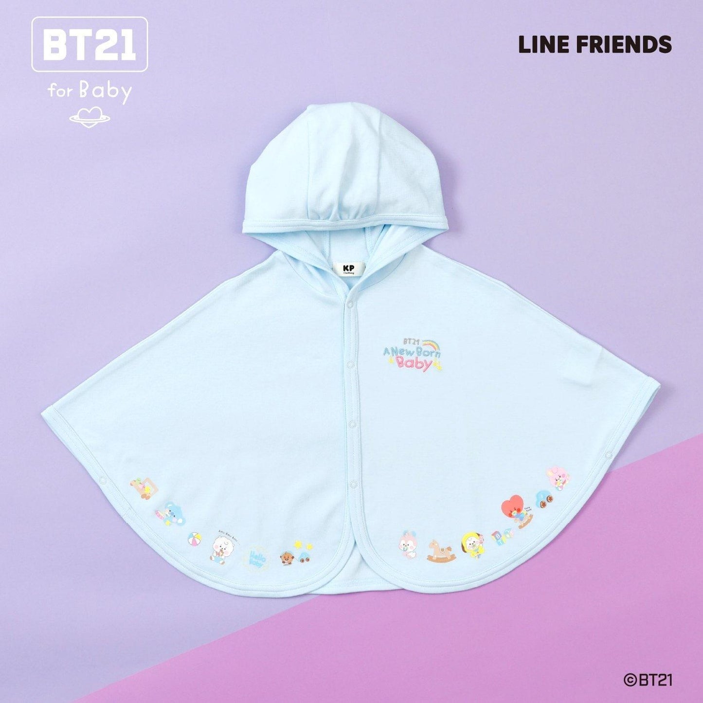 【《BT21》】印花及刺繡披風