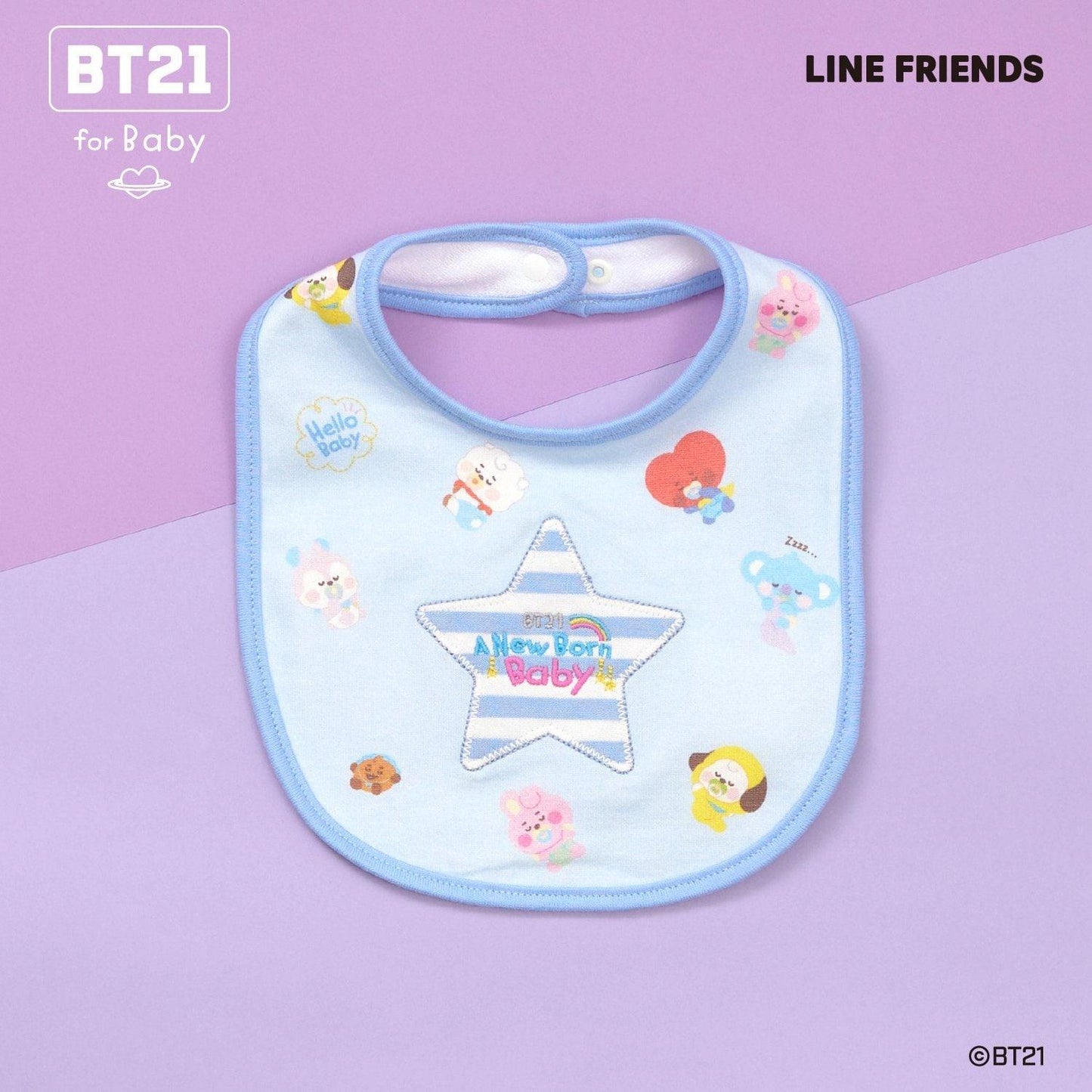 【《BT21》】全印花圍兜