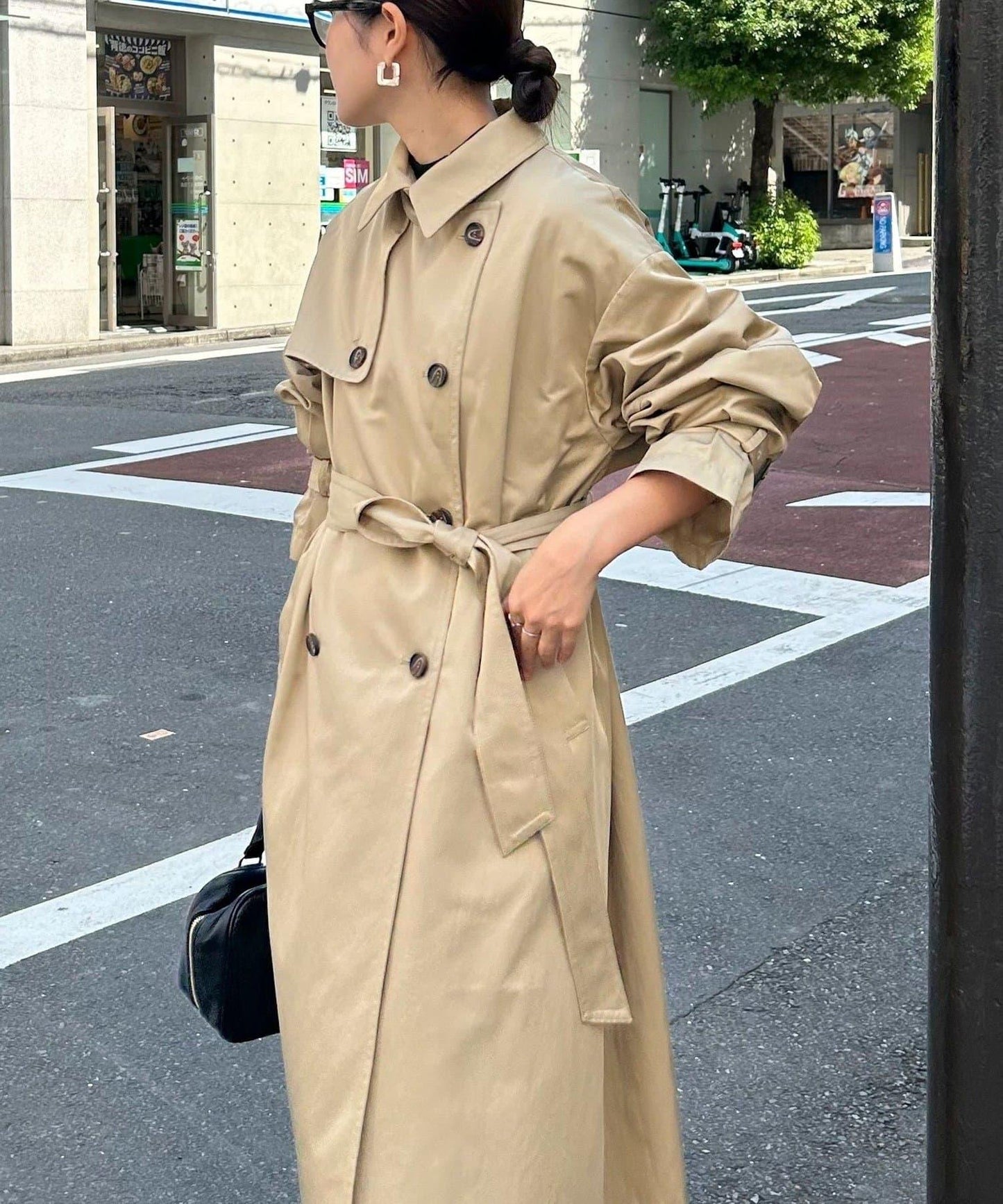【每季完售!】袖部蓬鬆風衣大衣